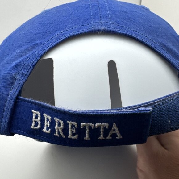 Baretta Hat Cap Mens Strap Back Shooting Range Blue Solid Dad Tactical - Picture 3 of 5